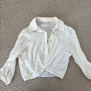 Zara Cream/White Shirt